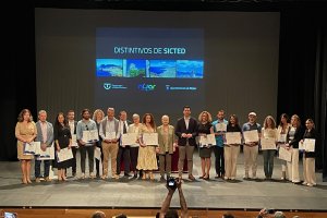 La entrega de premios en la noche del jueves.