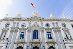 Fachada del Tribunal Supremo, en Madrid.