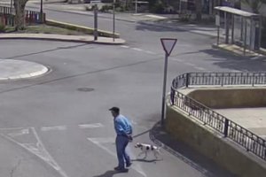 Imágenes del desaparecido captadas por una cámara.