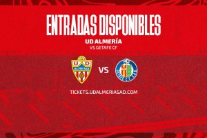 A la venta las entradas para el partido Almería-Getafe.