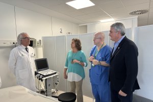 Visita de la consejera al Hospital Torrecárdenas.