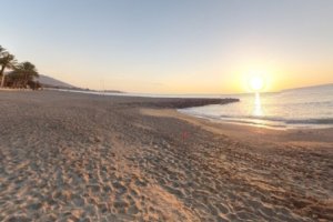 Playa de El Playazo, en Vera. Foto: 112 / Junta de Andalucía.