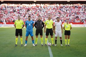 Cuadra Fernández en el Sevilla-Almería.