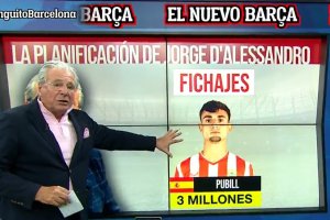 Jorge D'Alessandro ve al futbolista del Almería con un nivel de sobra para competir en Primera División con todo un FC Barcelona.