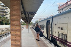 Imagen captada el pasado verano cuando Renfe decidió incorporar más plazas los fines de semana en el tren entre Almería y Madrid y viceversa.