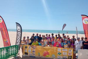 Foto de familia de los participantes almerienses