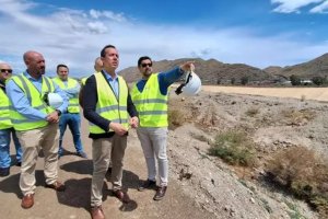 Visita técnica a las obras de ampliación para la protección de la desaladora del Bajo Almanzora.