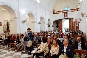 Aspecto del Templo durante el pregón.