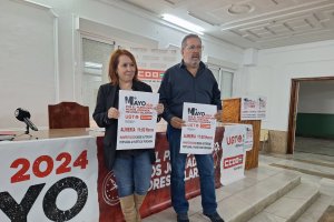 Carmen Vidal y Antonio Valdivieso, líderes de UGT y CCOO.