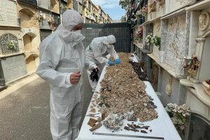 Los restos exhumados en el cementerio se corresponderían con Los Coloraos, según el análisis previo.