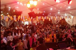 Celebración de las fiestas en un año anterior.