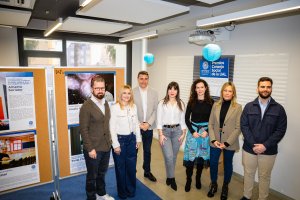 La inauguración de la exposición.