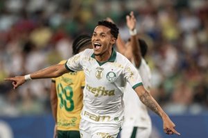 El futbolista brasileño del Almería triunfa en el Palmeiras.