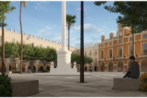 Diseño de la Plaza Vieja que se va a realizar