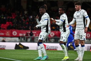 La dupla de moda El Bilal y Lookman. Foto: Atalanta