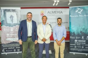 Foto en la jornada de presentación de la maratón que concluirá en Almería