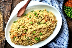 Arroz con verduras para este jueves.