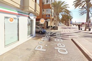 Paseo Marítimo a la altura de la calle San Miguel.
