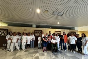 Inauguración de la nueva exposición de arte inclusivo en La Inmaculada.