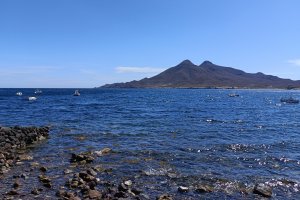 Vistas desde La Isleta del Moro, en el Parque Natural Cabo de Gata-Níjar.