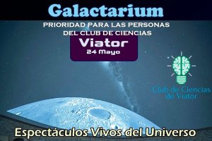 Anuncio del Galactarium en Viator.
