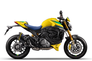 Ducati rinde tributo a Ayrton Senna con una Monster de colección