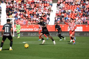 Samú Costa en el Almería-Mallorca.