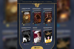 Imagen promocional de los seis primeros títulos de la colección.