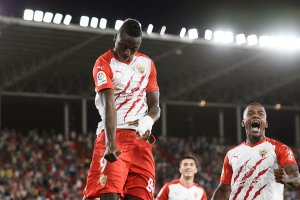 Sadiq en la campaña 21/22 cuando se consumó el ascenso de 81 puntos.