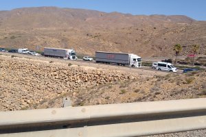 Retenciones en la A-7.