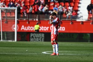 Embarba en el partido del descenso ante el Getafe.