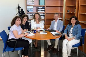 Reunión de la delegada de Justicia con la Universidad de Almería.