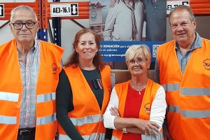 Voluntarios del Banco de Alimentos de Almería.