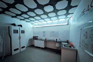 Una de las salas del popular escape room almeriense.