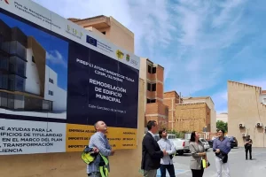 Visita del subdelegado del Gobierno este jueves a las obras de Tíjola.
