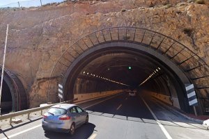 Imagen del túnel de Aguadulce.