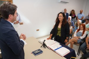 Acto de toma de posesión de Aurora Amador en San Agustín.