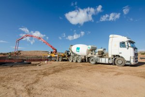 Urci Hormigones en las obras del Ave en Almería.