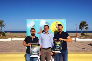 El Alcalde de Vera, el Concejal Deportes y el representante de NUTRIBOX