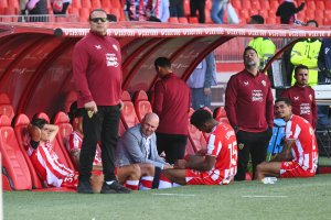 La imagen el día del descenso a Segunda División.