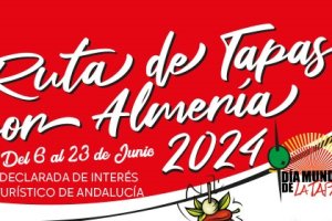 Cartel anunciador de la Ruta de Tapas por Almería 2024.