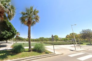 Zonas verdes de la urbanización de El Toyo