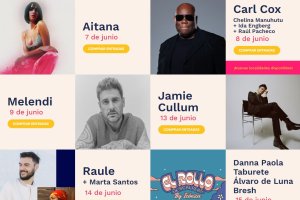 Parte del cartel del Icónica Santa Lucía Sevilla Fest.
