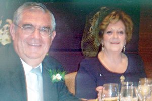 Antonio López Cuadra y su esposa Rosina Rojas.