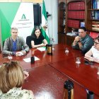 Reunión del delegado de Empleo con representantes de UGT y MABE.