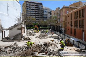 Solar donde estuvo el edificio de Correos y Telégrafos.