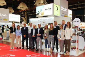 ‘Sabores Almería’ y Cámara de Comercio, en la anterior feria en Italia.