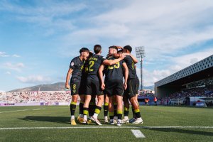 El conjunto de Alberto Lasarte viene de ganar 1-2 al Real Jaén en un partido espectacular.