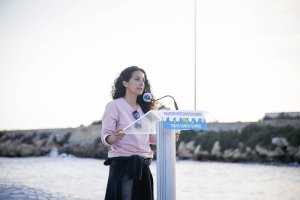 Patricia Ramírez durante un acto en la capital almeriense.