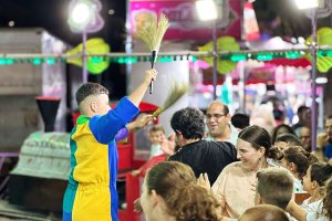 Las atracciones de las fiestas, en Villa Inés.